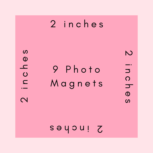 Custom Photo Magnet 9 pcs
