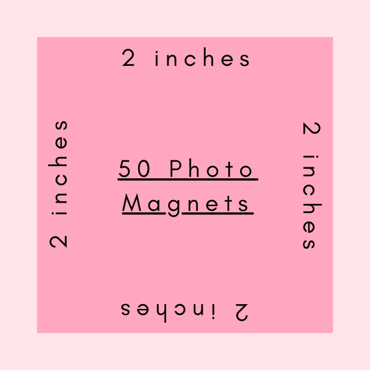 Custom Photo Magnet 50 pcs