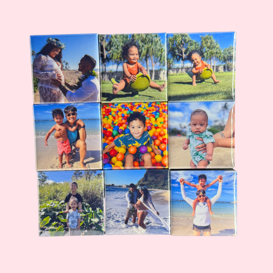 Custom Photo Magnet 9 pcs